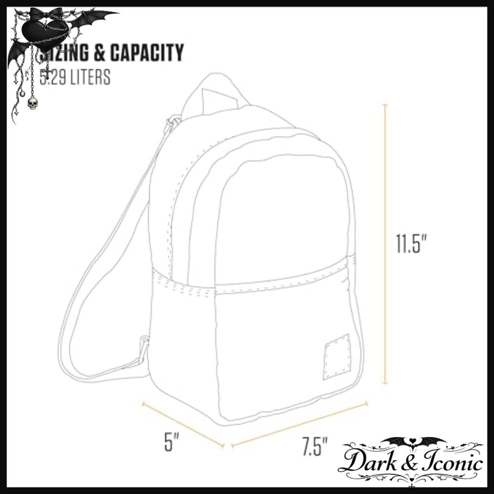 Durable Water-Resistant Mini Backpack With Adjust… - image 5